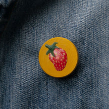 Load image into Gallery viewer, OG Strawberry Gluebabies Pins (wood)