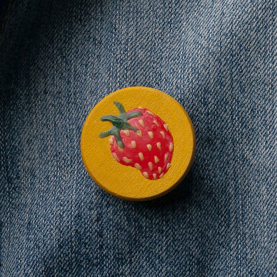OG Strawberry Gluebabies Pins (wood)