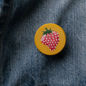 OG Strawberry Gluebabies Pins (wood)