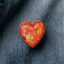 Load image into Gallery viewer, GlueBabies Wooden Pizza Heart Pins
